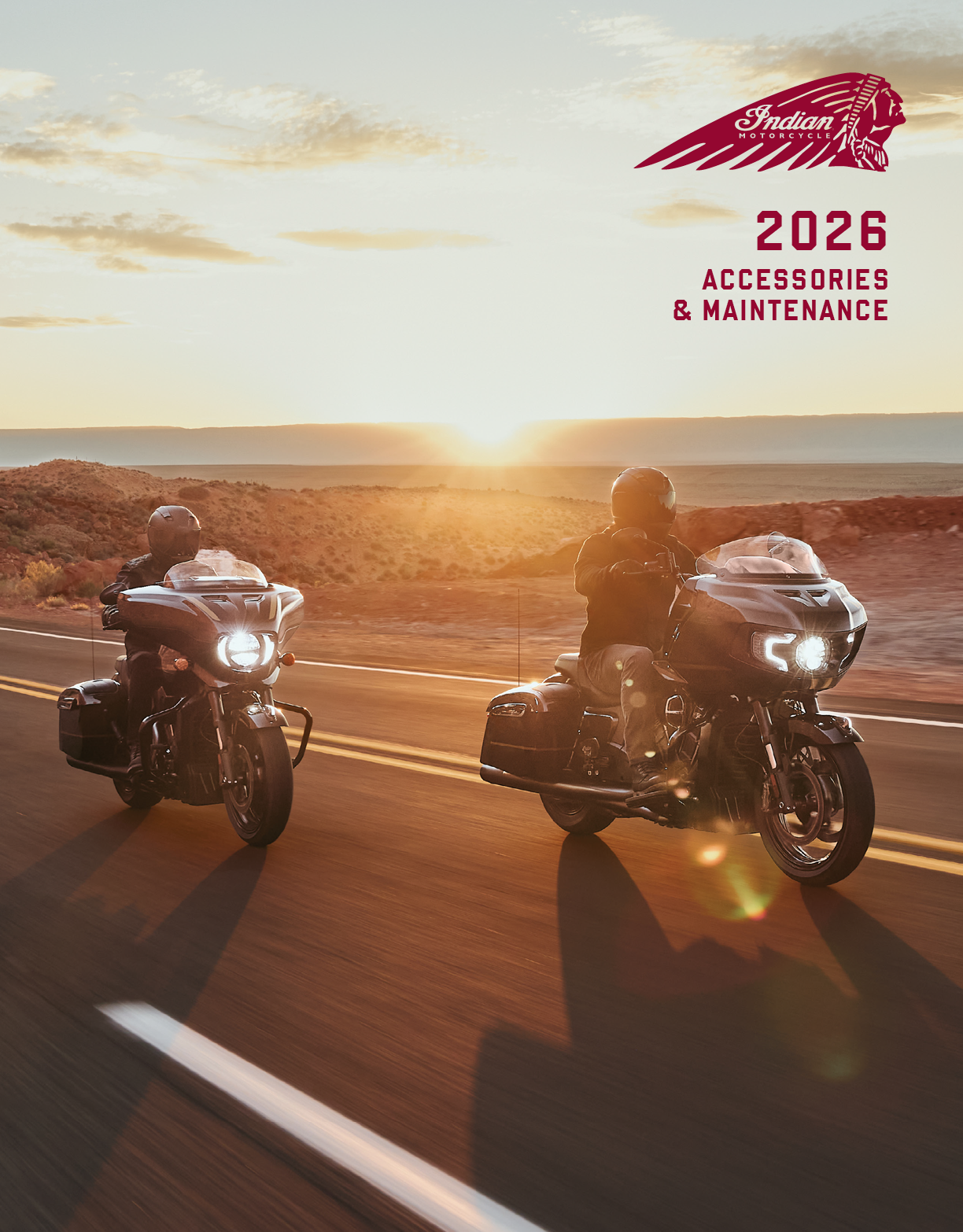 Two motorcycles on a road, one behind the other. AI generated content